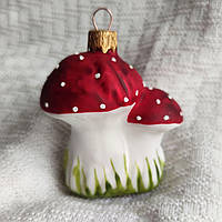 Формова іграшка зі скла Два грибочки