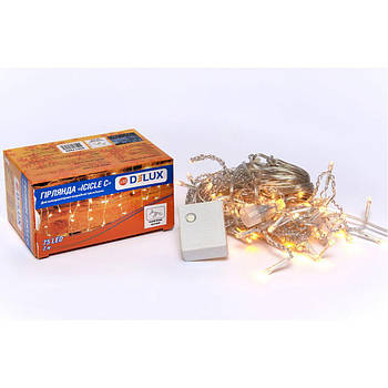 Гірлянда Delux ICICLE С 75LED 2х0.7 м теплий білий/прозорий IP20 (90017986)