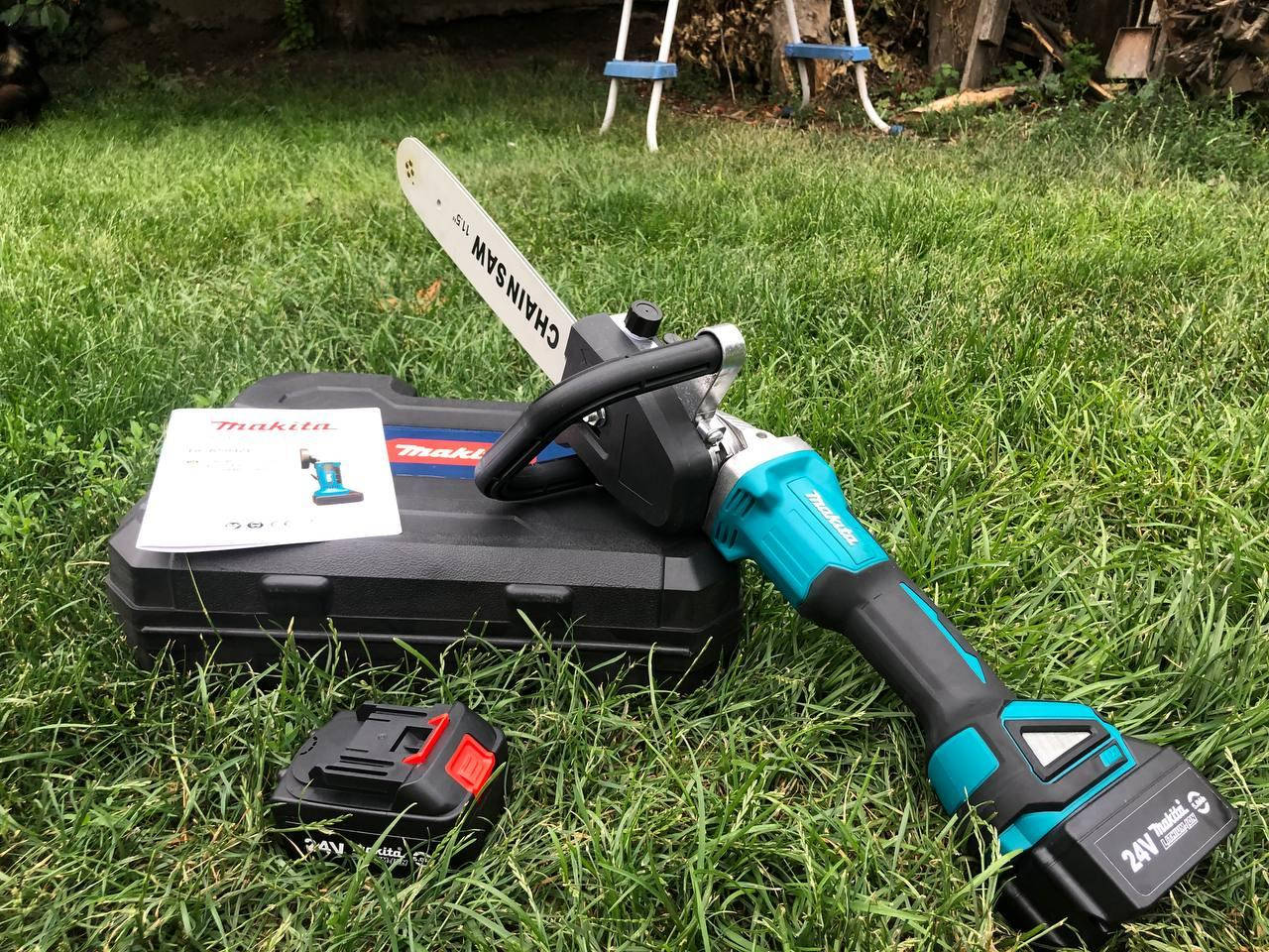 

Аккумуляторная пила - болгарка Makita 24v 5a, электропила, сучкорез