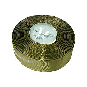 Репсова стрічка 25мм 23 метри олива D00225-076 KNZ