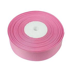 Репсова стрічка 25мм 23 метри блідо-рожева D00225-155 KNZ