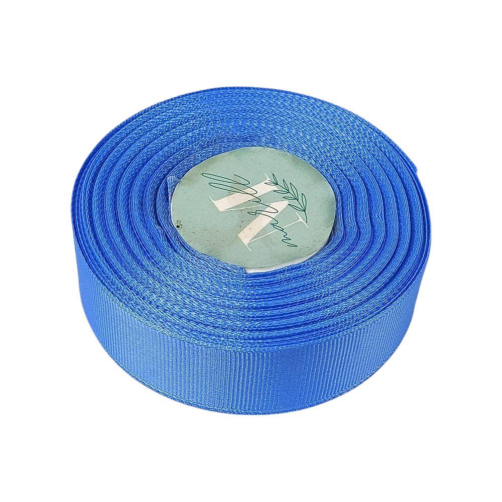 Репсова стрічка 25мм 23 метри блакитна D00225-239 KNZ