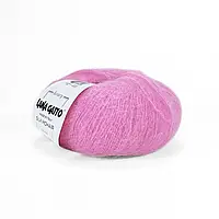 Пряжа Сілк Мохер Lana Gatto полуничний коктель 9377 Silk Mohair