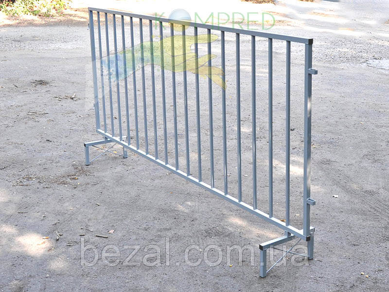 Турнікет огорожа 2500х1200 мм грунт-емаль сірий OL795, фото 1
