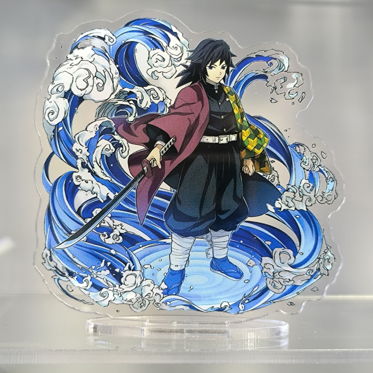 Акрилова статуетка Клинок, що розсікає демонів Гію Томіока (10 см) / Demon Slayer, фото 1