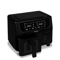 Фритюрниця Zeegma KNAPPER DUAL BLACK, фото 4