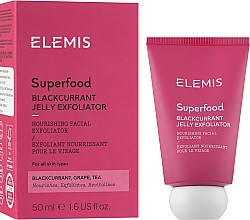 Ніжний скраб для обличчя ELEMIS Superfood Blackcurrant Exfoliator, 50 мл