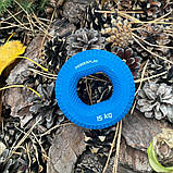 Еспандер кистьовий силіконовий PowerPlay PP-4333 Hand Grip Light 15 кг. Синій, фото 5