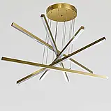 Підвісна сучасна яскрава люстра YDH220505/5GD, фото 2