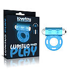 Ерекційне кільце Lumino Play вібруюче для чоловіків з ефектом світіння продовження ерекції