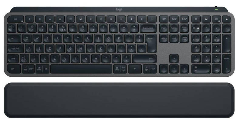 Клавіатура Wireless Logitech MX Keys S Plus Palm Rest Graphite (920-011589), фото 1
