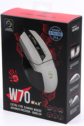 Миша A4Tech Bloody W70 Max Panda White, фото 3