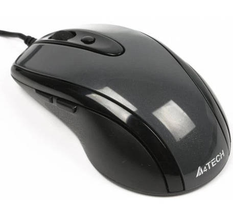 Миша A4Tech N-708X Glossy Grey, фото 3