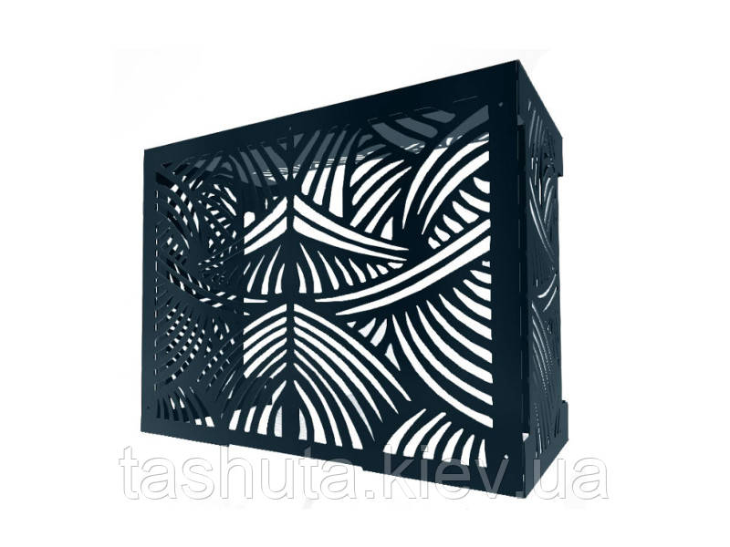 Фасадная корзина для кондиционера, 85х65х48см, MANAUS Ташута  (78-10120-01) 90х70х50 см, BRUSHED (золото, срібло)