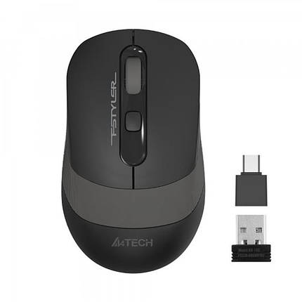 Миша Wireless A4Tech Fstyler FG10CS Air2 Stone Grey, фото 1