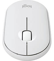Мышь Wireless Logitech Pebble Mouse 2 M350s White (910-007013), фото 4