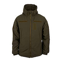 Зимова тактична куртка WinTac STALKER WINTER ARMOR OLIVE VELCRO олива