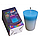Свічка з воску з підсвіткою Magic Candle 7 color свічка Синя, фото 4