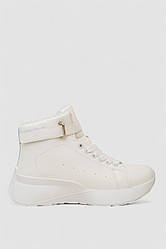 Черевики зимові жіночі на хутрі, колір білий, 248RXM26