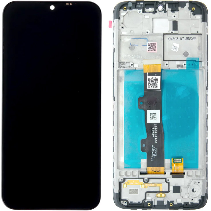 Дисплей Motorola XT2095 Moto E7 у зборі із сенсором і рамкою black