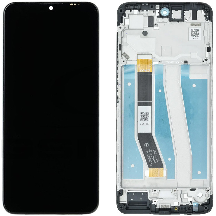 Дисплей Motorola XT2341 Moto G14 у зборі із сенсором і рамкою black