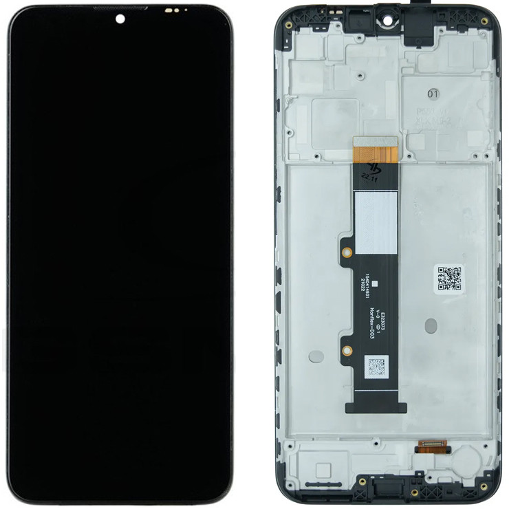Дисплей Motorola XT2129 Moto G30 у зборі із сенсором і рамкою black