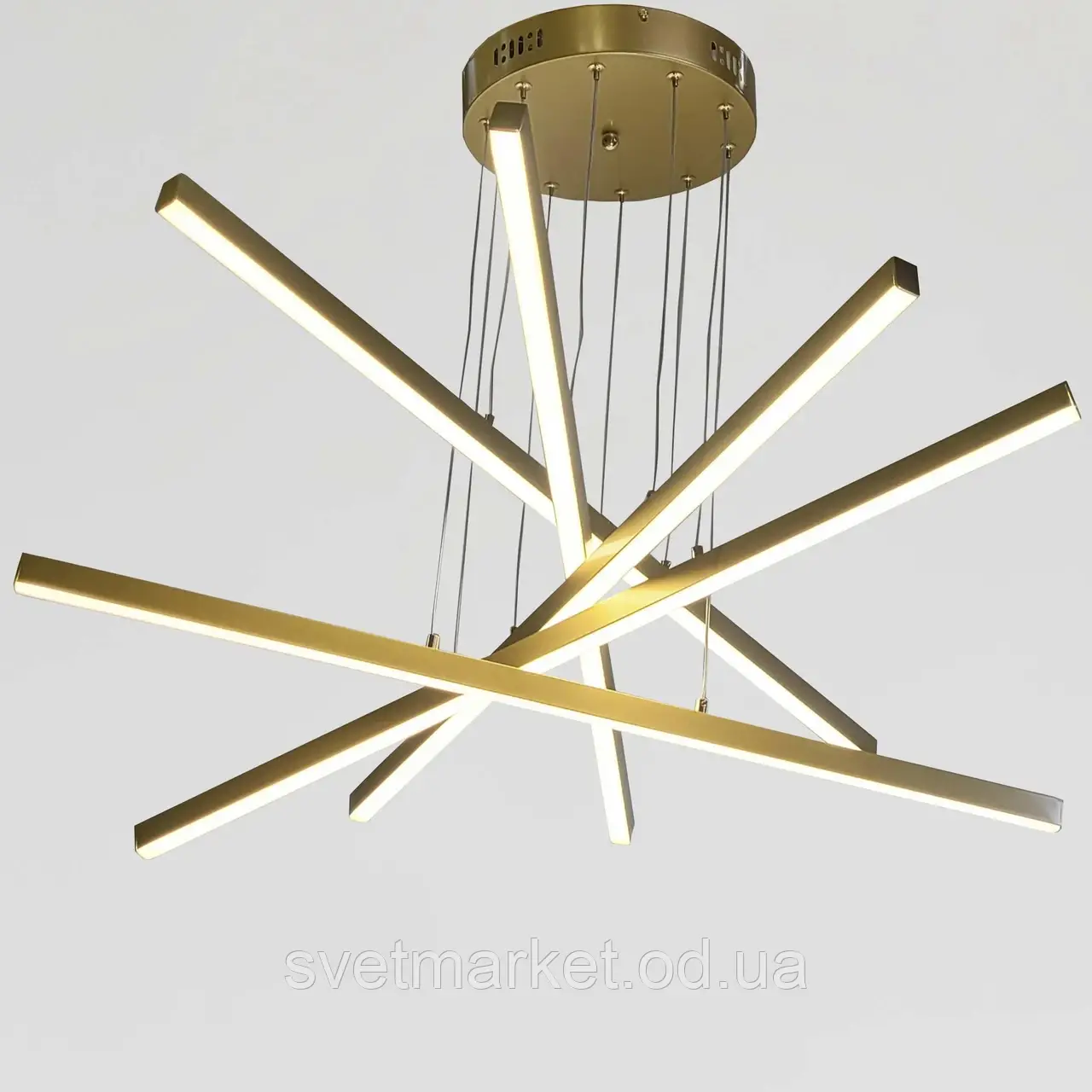 Підвісна сучасна яскрава люстра YDH220505/5GD, фото 1