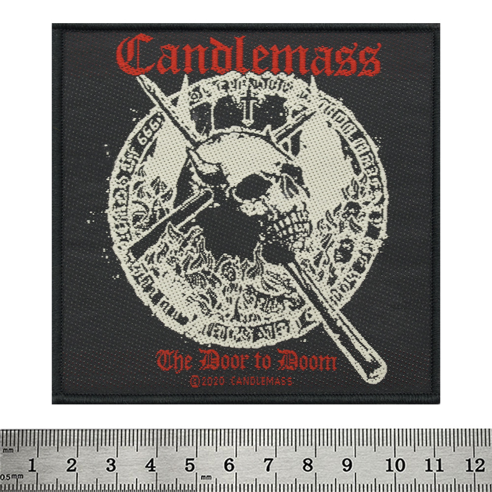 Нашивка ткана CANDLEMASS - THE DOOR TO DOOM (ofp-091)