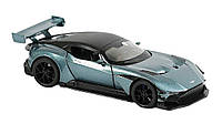 Металева машинка інерційна з ефектами Aston Martin Vulcan Auto Expert Сірий