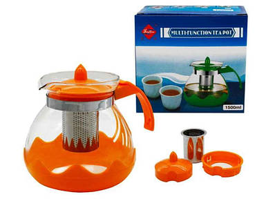 Заварник 1,5л скло 303/М-590 ТМ КИТАЙ FG