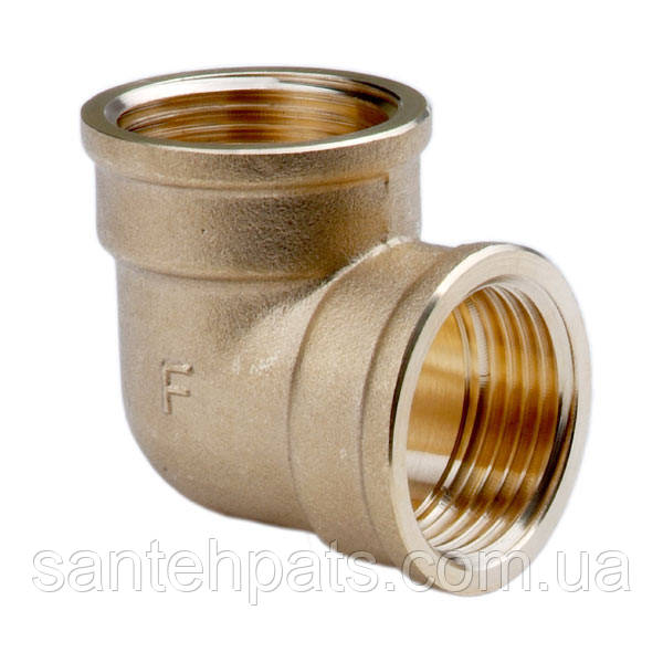 Кут латунний 3/8" внутрішня різь