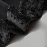 Трикотаж на екохутрі двосторонній чорний, фото 8