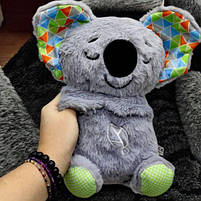 Нічник "Дихаюча Коала" (25 см), в пакеті, сіра [tsi251158-TSI], фото 2