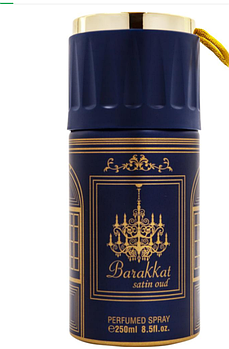 Fragrance World Barakkat Satin Oud 250 мл — дезодорант-спрей для тіла