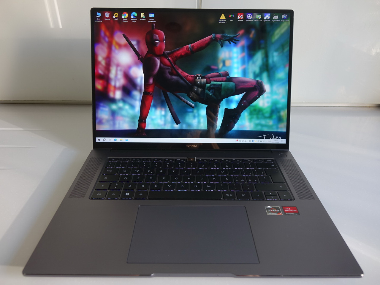 Ноутбук Huawei MateBook 16 CREM-WFD9, 16.0 2.5k IPS, Ryzen 7 5800H, 16GB, 512GB, Win10, Пробіг 357 годин