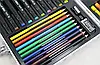 Художній набір для малювання 68 предметів олівці/маркери/фарбування у валізі, фото 4