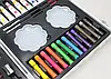 Художній набір для малювання 68 предметів олівці/маркери/фарбування у валізі, фото 2