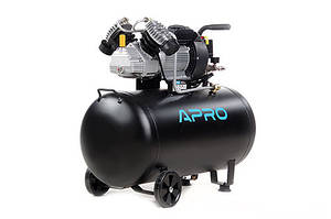 Компресор двоциліндровий OFD-100MX 8Бар 2.8 кВт 430 л/хв 100 л (2 крани) + Олія 0,2 л APRO
