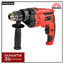 Дриль ударний електричний 900 Вт Vitals Master Et 1370MN 0 - 2800 об хв Свердла 1.5-13 мм