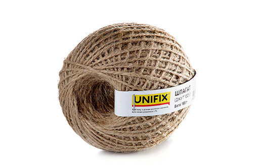 Шпагат (джут 100%) клубок 185г UNIFIX, фото 1