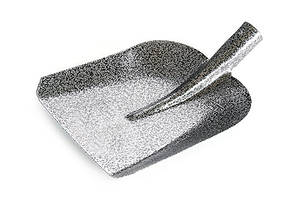 Лопата совкова 345×230×285 мм молоткове покриття СІЛА