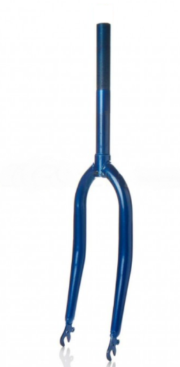 Вилка 28" проста синій, сталевий, шток 1" - 24 см, різьба 9,5 см, фото 1