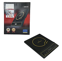 Переносна електрична настільна потужна кухонна індукційна плита, електрична плитка одноконфоркова