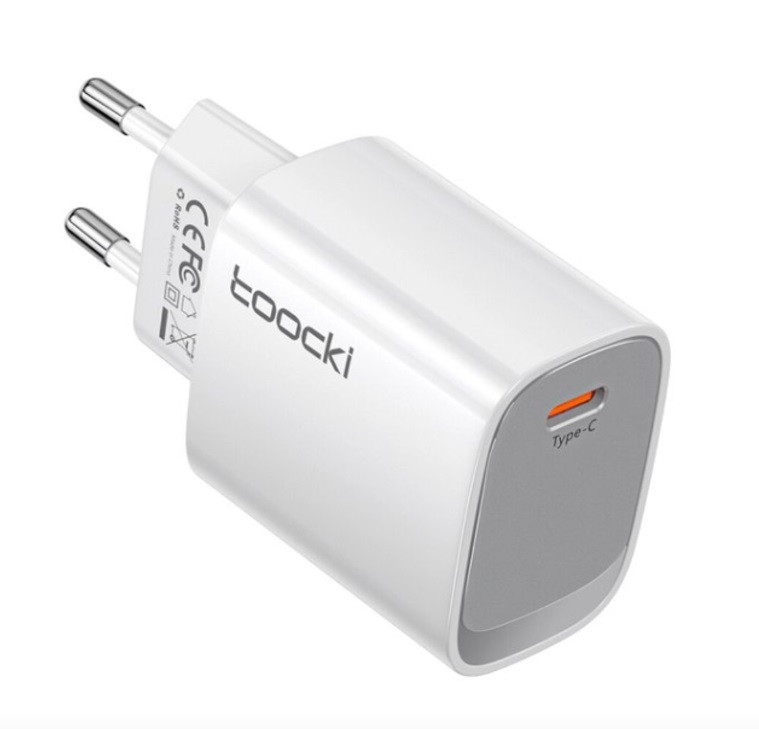 Мережевий зарядний пристрій Toocki USB C PD 20w, 1 Type-C TCT20-04EU