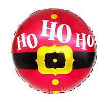 Куля фольгована кругла НО-НО-НО (Китай)