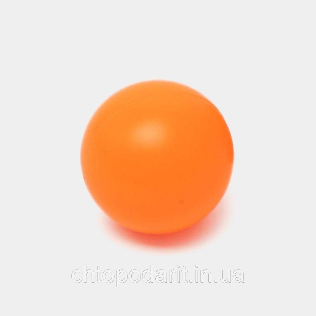 М'ячик для повітряного тенісу, гри скоп та кетчбол, запасна кулька для дитячої гри, пластик 35 мм, 1 шт, помаранчевий Код 00-0606, фото 1