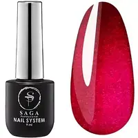 SAGA Professional Cat Shine gel polish, CHERY, 9 мл — гель-лак з ефектом котяче око