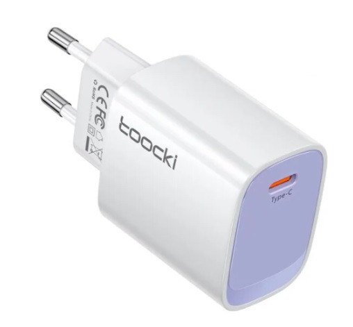Мережевий зарядний пристрій Toocki USB C PD 20w, 1 Type-C TCT20-04EU