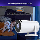 Проектор XON SmartView X-Core 1280x720P, 4K, Wi-Fi, Android, 5200Lm (XVPA1207AW 1714) Білий, фото 8