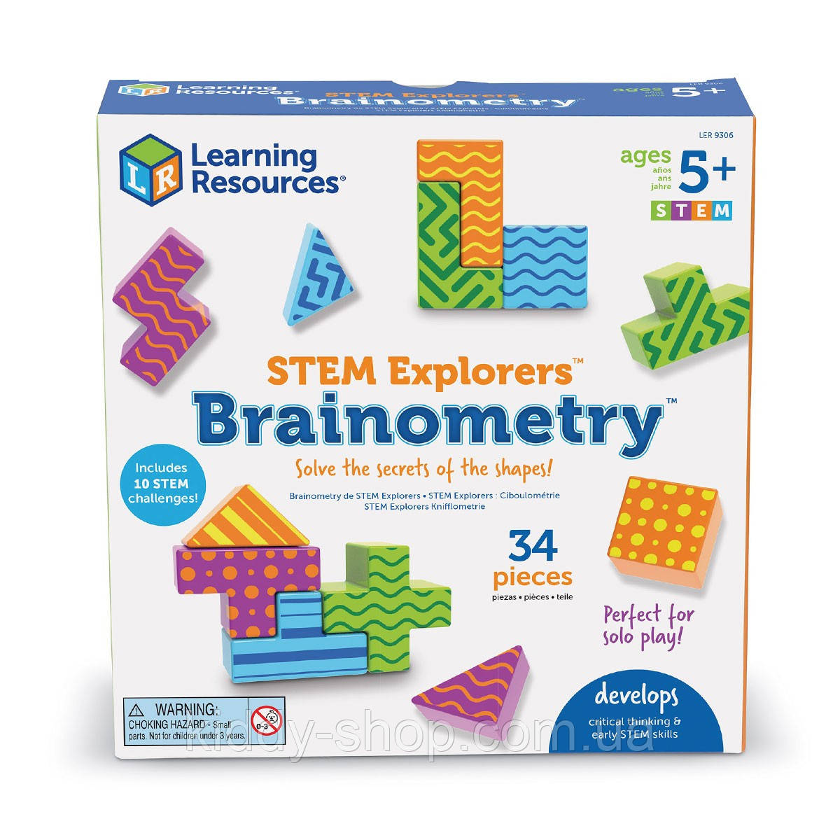 Навчальний ігровий набір Learning Resources - Кольорова геометрія, фото 1